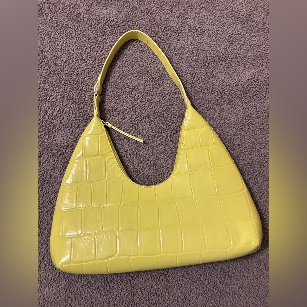 BY FAR Apple Croc Leather Shoulder Bag - Picture 4 of 12